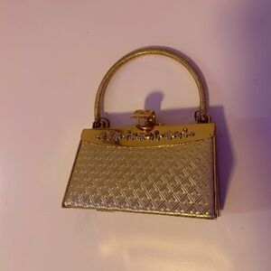 Vintage gold clutch purse
